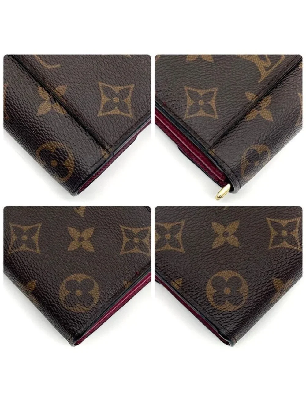 Louis Vuitton Monogram Portefeuille Sarah Pink Wallet Bifold